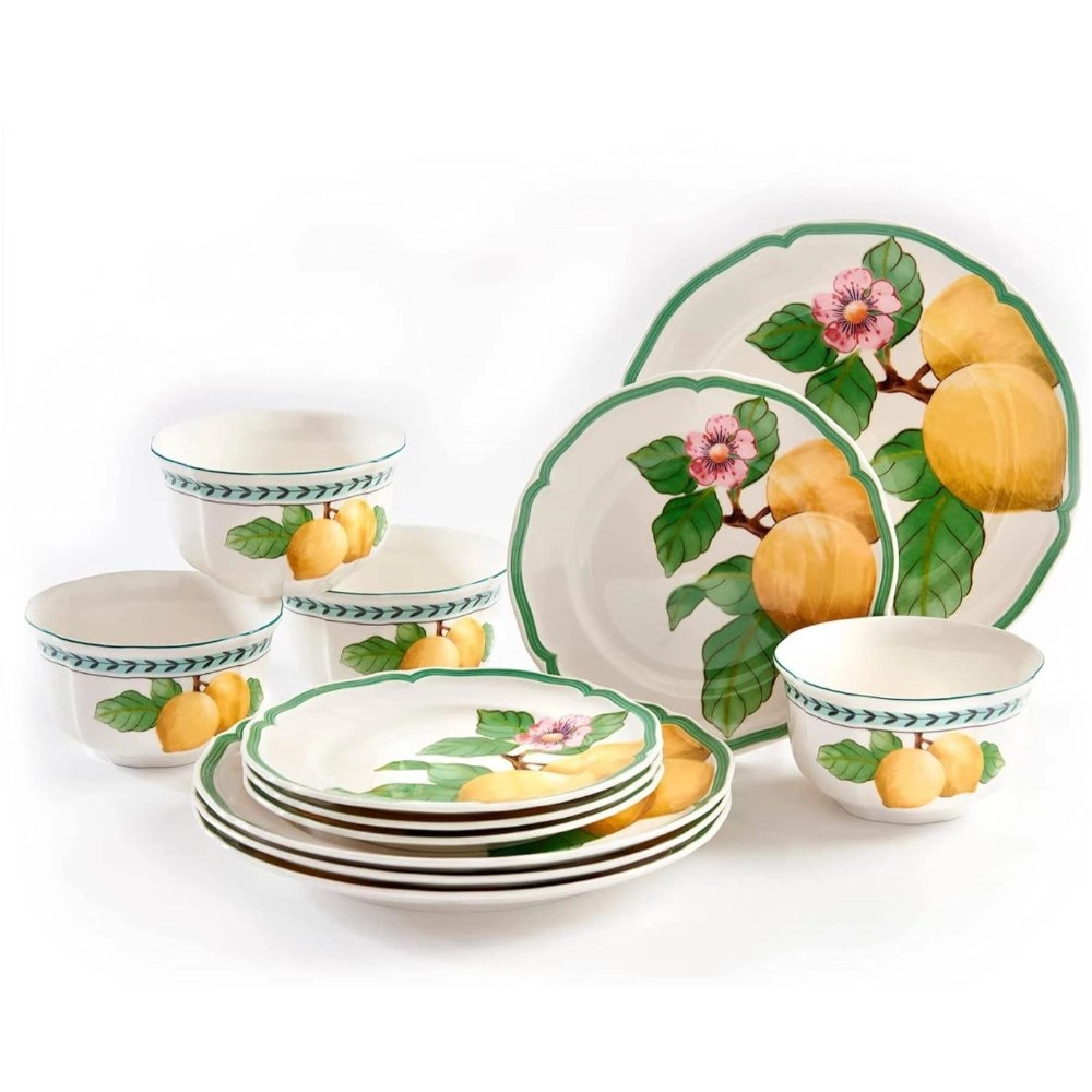 Prato Raso Villeroy e Boch Modern Fruits Limao 26 Cm Prato Raso Villeroy e Boch Modern Fruits Limao 26 Cm
