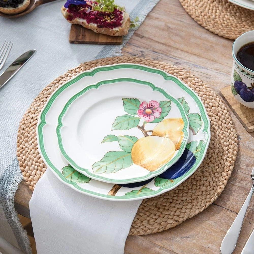 Prato Raso Villeroy e Boch Modern Fruits Limao 26 Cm Prato Raso Villeroy e Boch Modern Fruits Limao 26 Cm