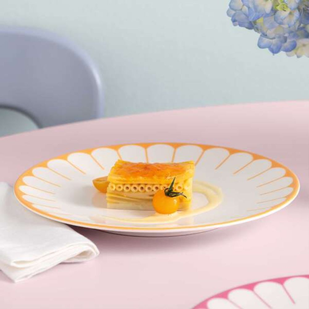 Prato Raso Villeroy e Boch Fleur Amarelo 27 Cm