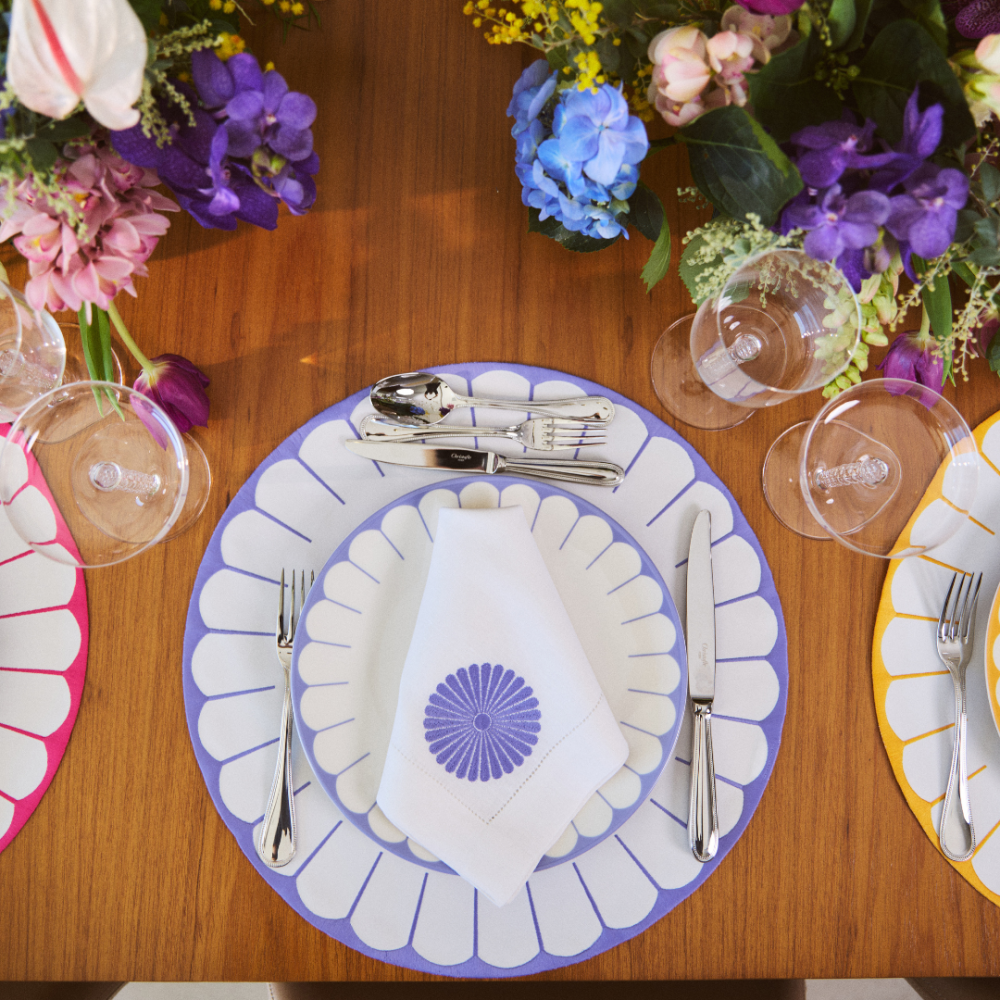 Prato Raso Villeroy e Boch Fleur Azul 27 Cm Prato Raso Villeroy e Boch Fleur Azul 27 Cm