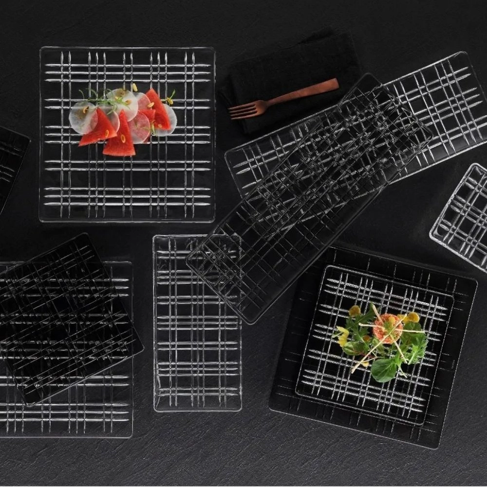 Prato Retangular Nachtmann Square 42 X 14 Cm Prato Retangular Nachtmann Square 42 X 14 Cm