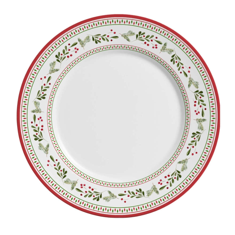 Prato Sousplat Merry Christmas Ceramica Alleanza