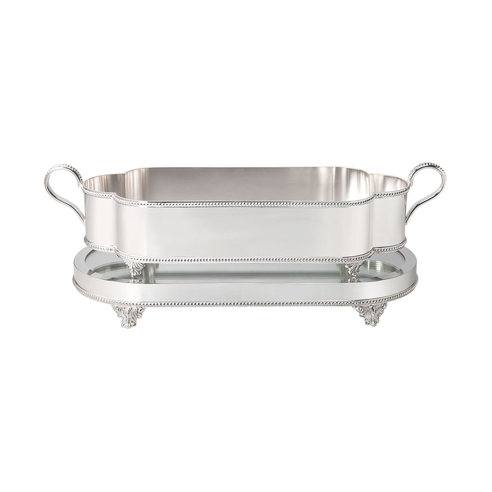 Présentoir Oval P/ Centro de Mesa Silverlux 48,5 Cm