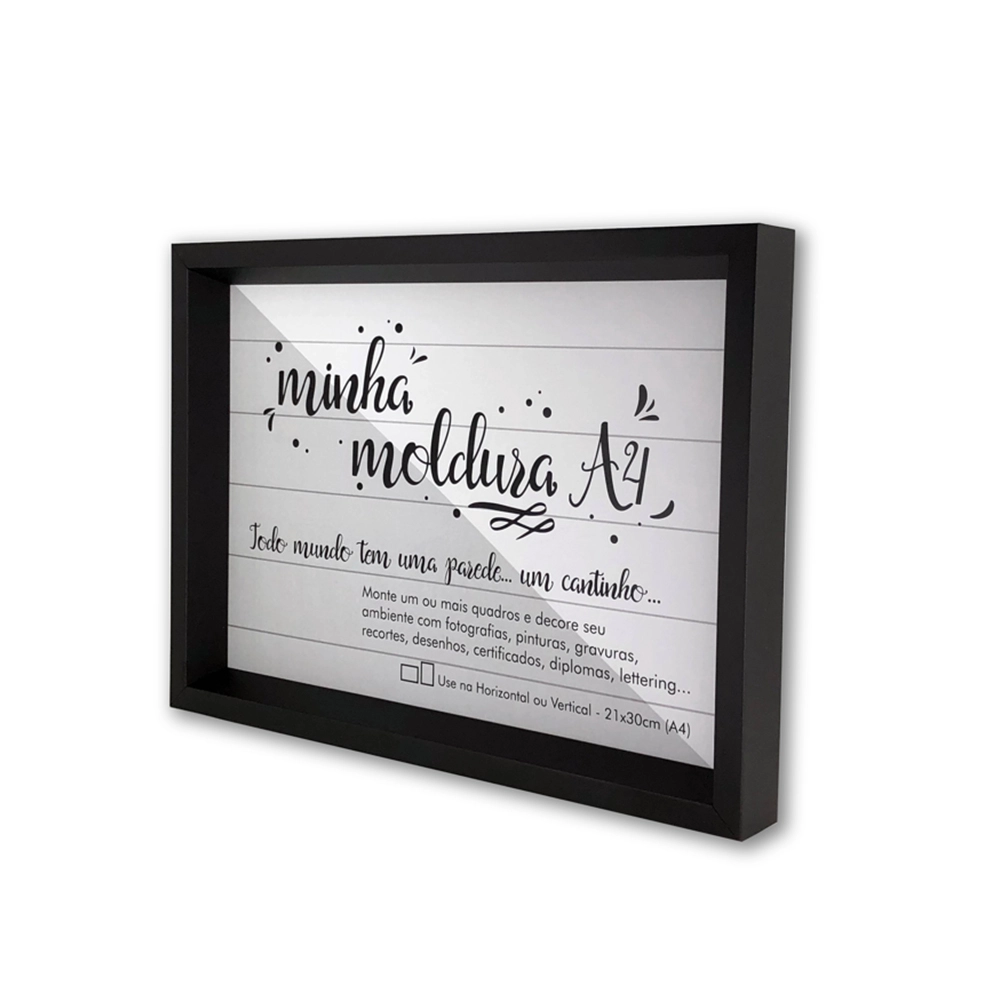 Quadro Your Frame Infinity Molduras A4 21 X 30 Cm Quadro Your Frame Infinity Molduras A4 21 X 30 Cm
