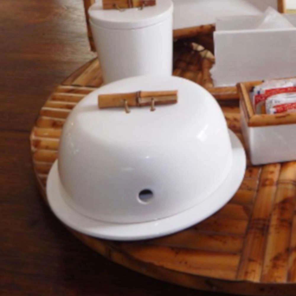 Queijeira Sonia Pierry Branco 18,5 X 9 Cm