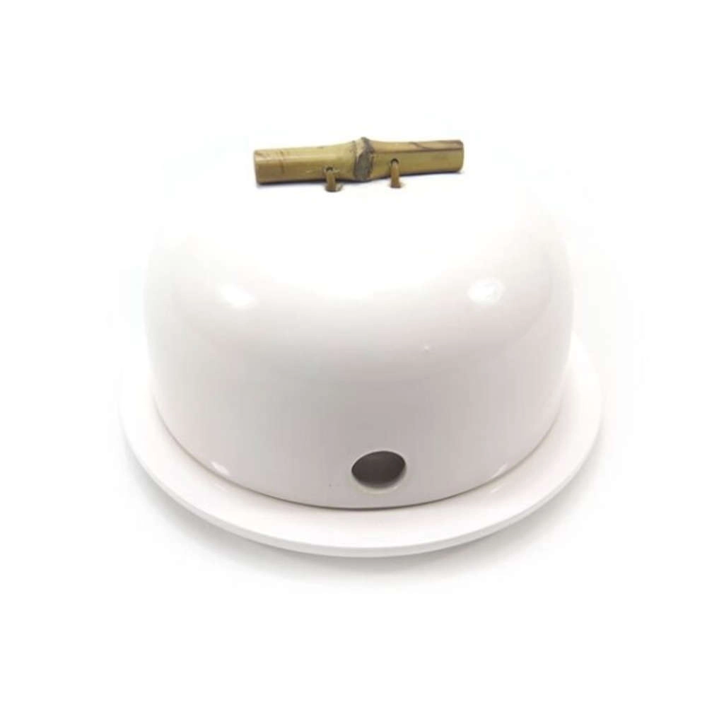 Queijeira Sonia Pierry Branco 18,5 X 9 Cm