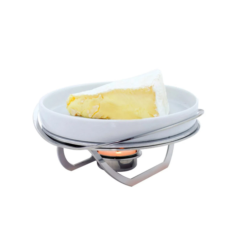 Rechaud Para Brie Redondo Linea  Aco Inox
