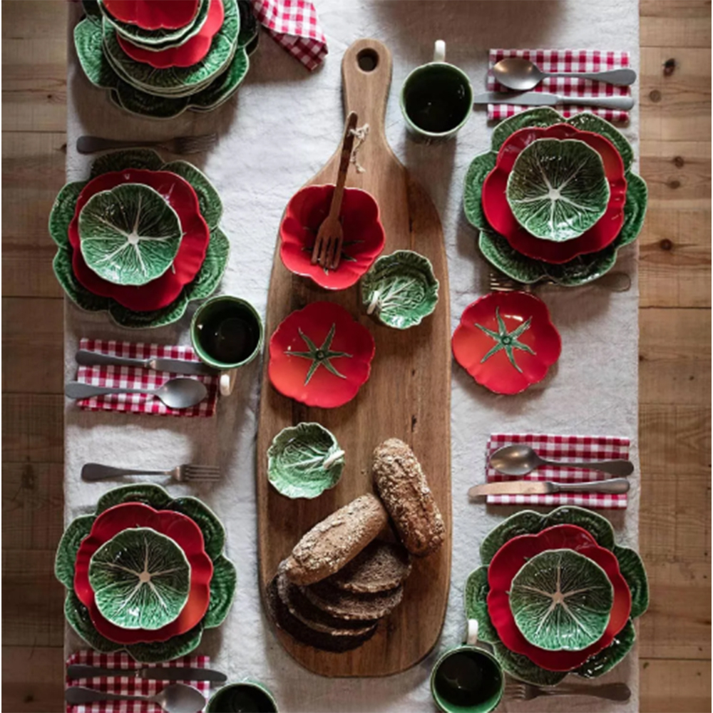 Saladeira Bordallo Pinheiro Tomate 28 Cm