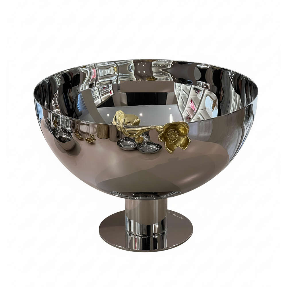 Saladeira C/ Flor 30cm Orfevrerie Royale