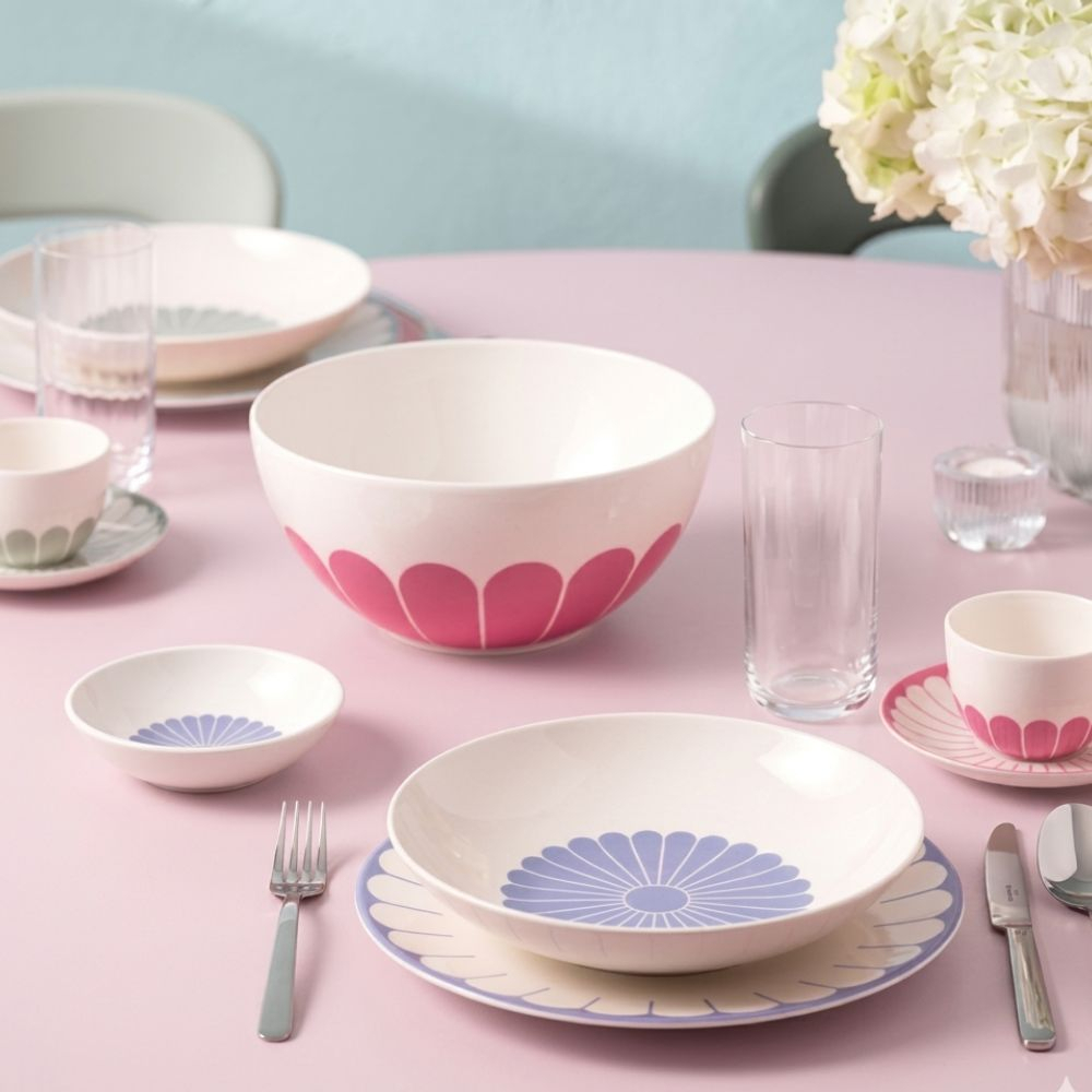 Saladeira Redonda Villeroy e Boch Fleur 24 Cm