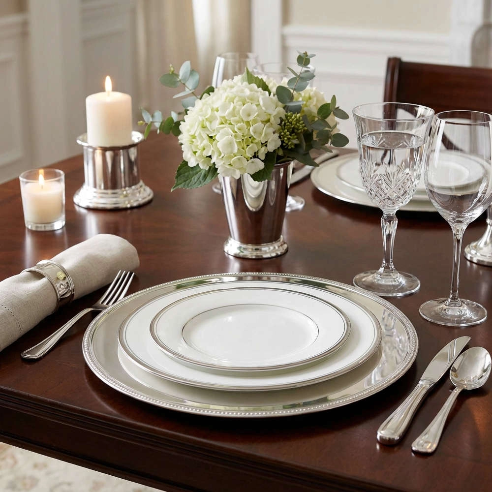 Sousplat Silverlux Perola Sousplat Silverlux Perola