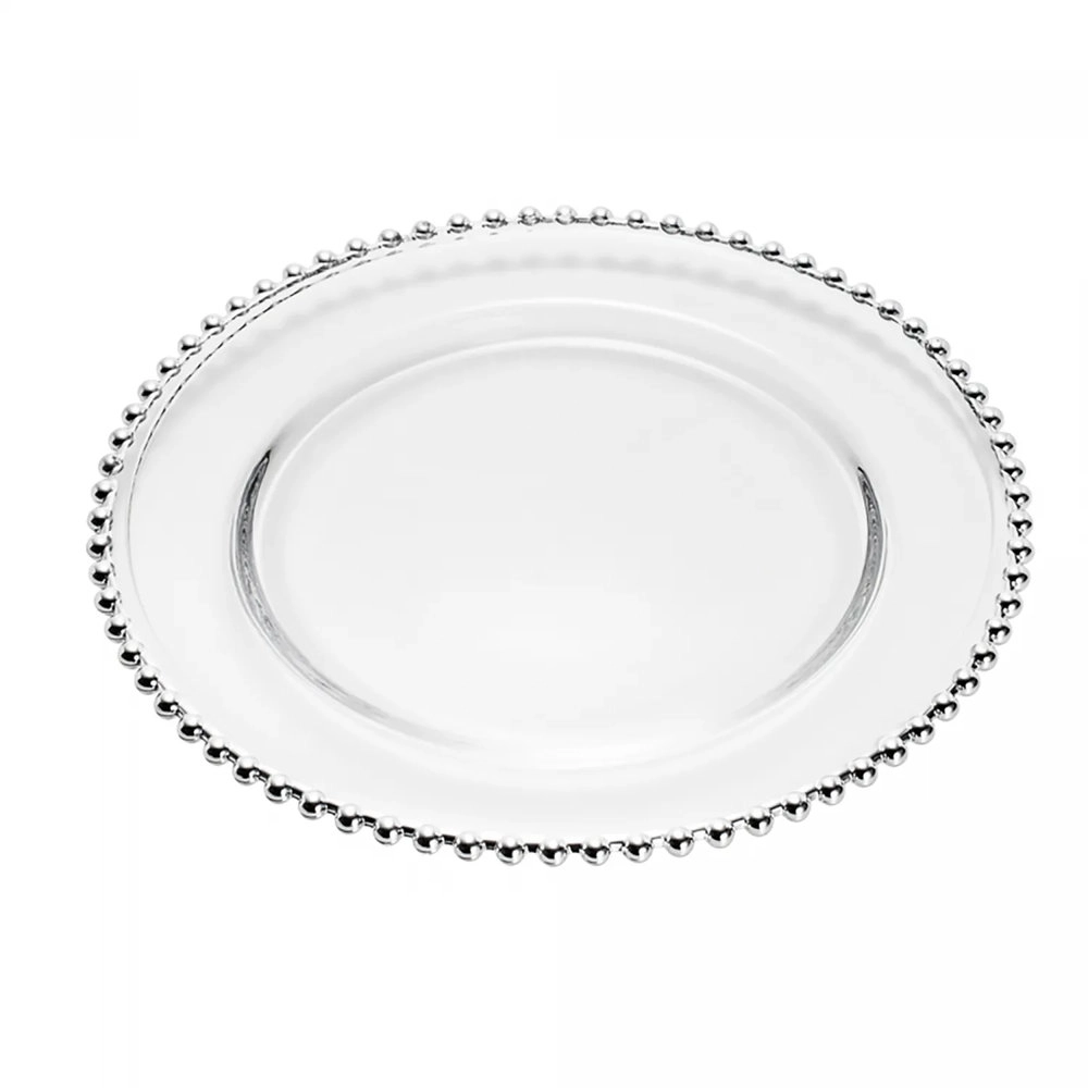 Sousplat Wolff Pearl Silver 31,5 Cm - Cada