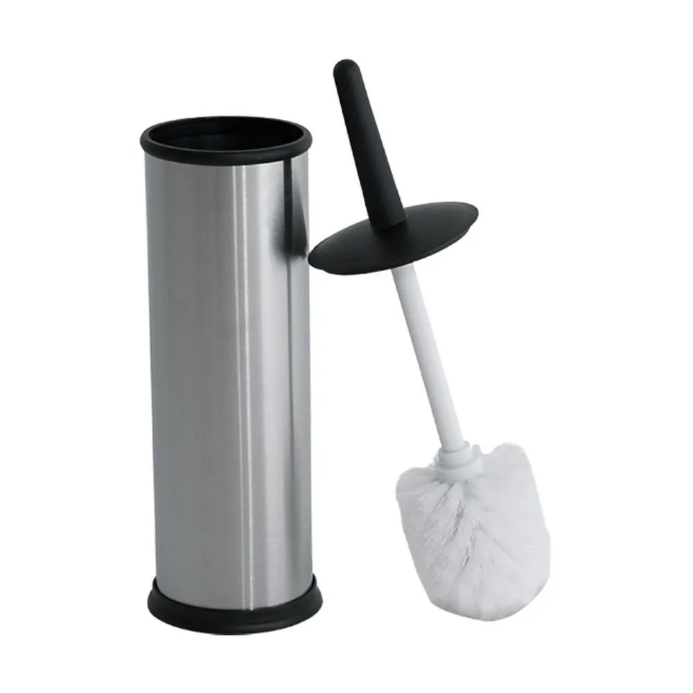 Suporte Com Escova Para Banheiro Brinox Izy 10,5 X 39 Cm Suporte Com Escova Para Banheiro Brinox Izy 10,5 X 39 Cm