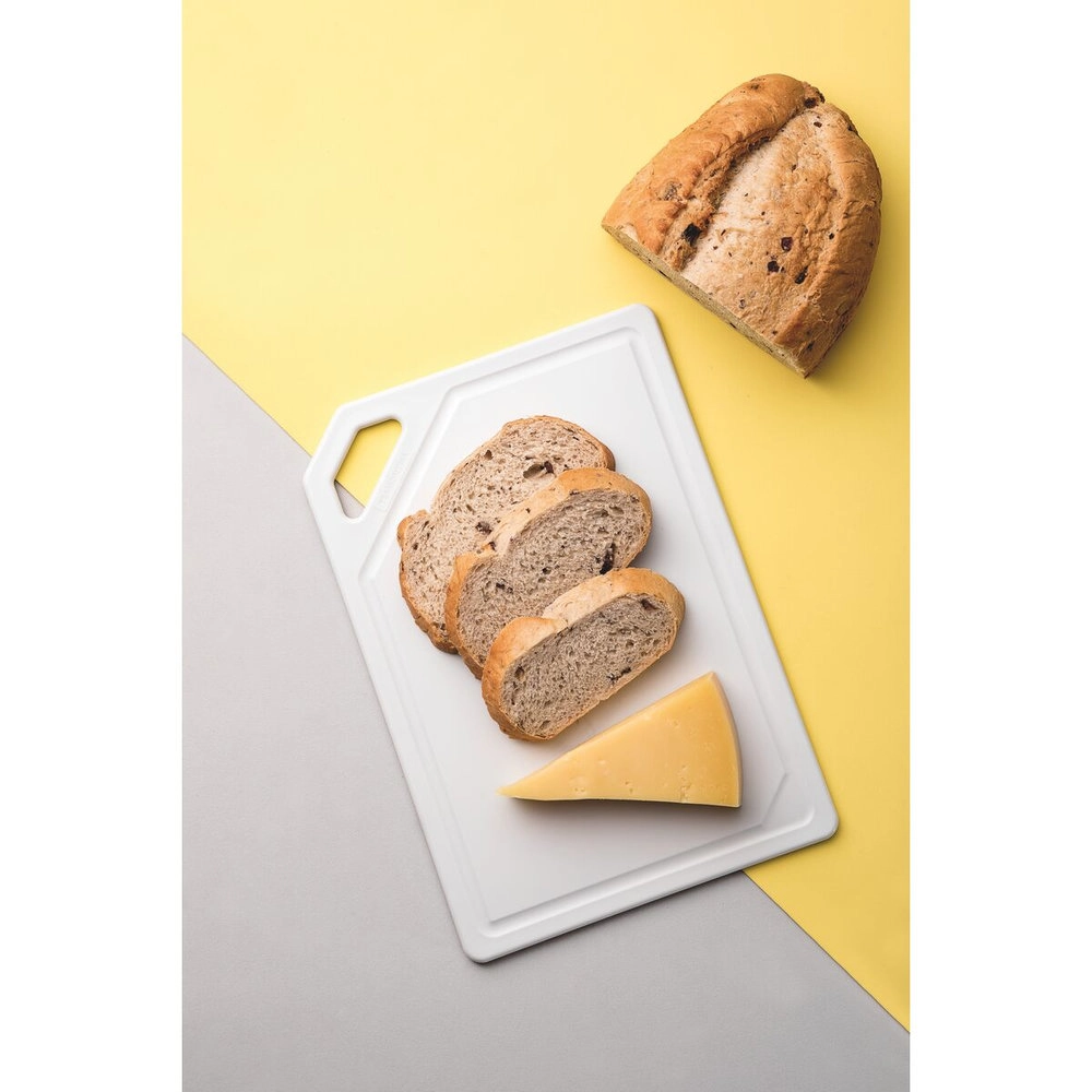 Tabua de Corte Tramontina Mixcolor Branca 29 X 20 Cm