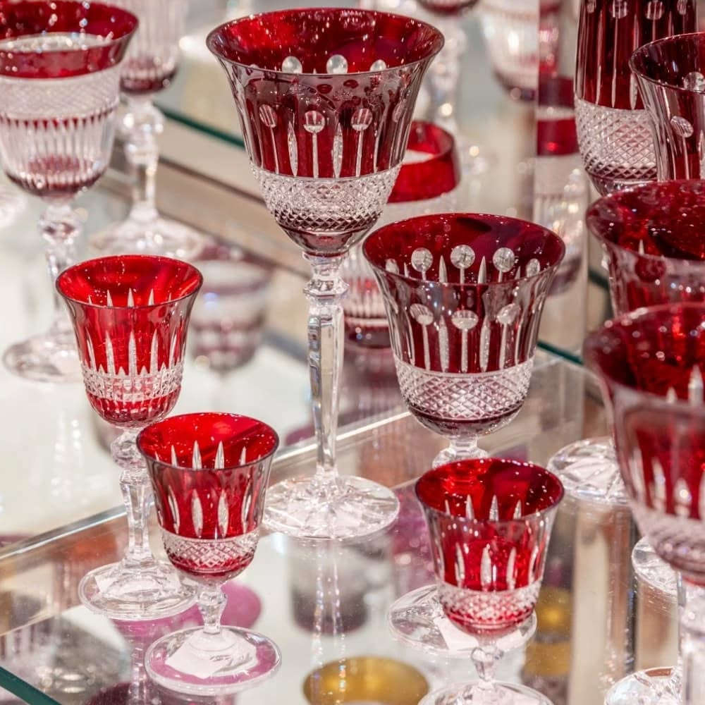 Taca Em Cristal Lodz Rubi Ribeiro e Pavani