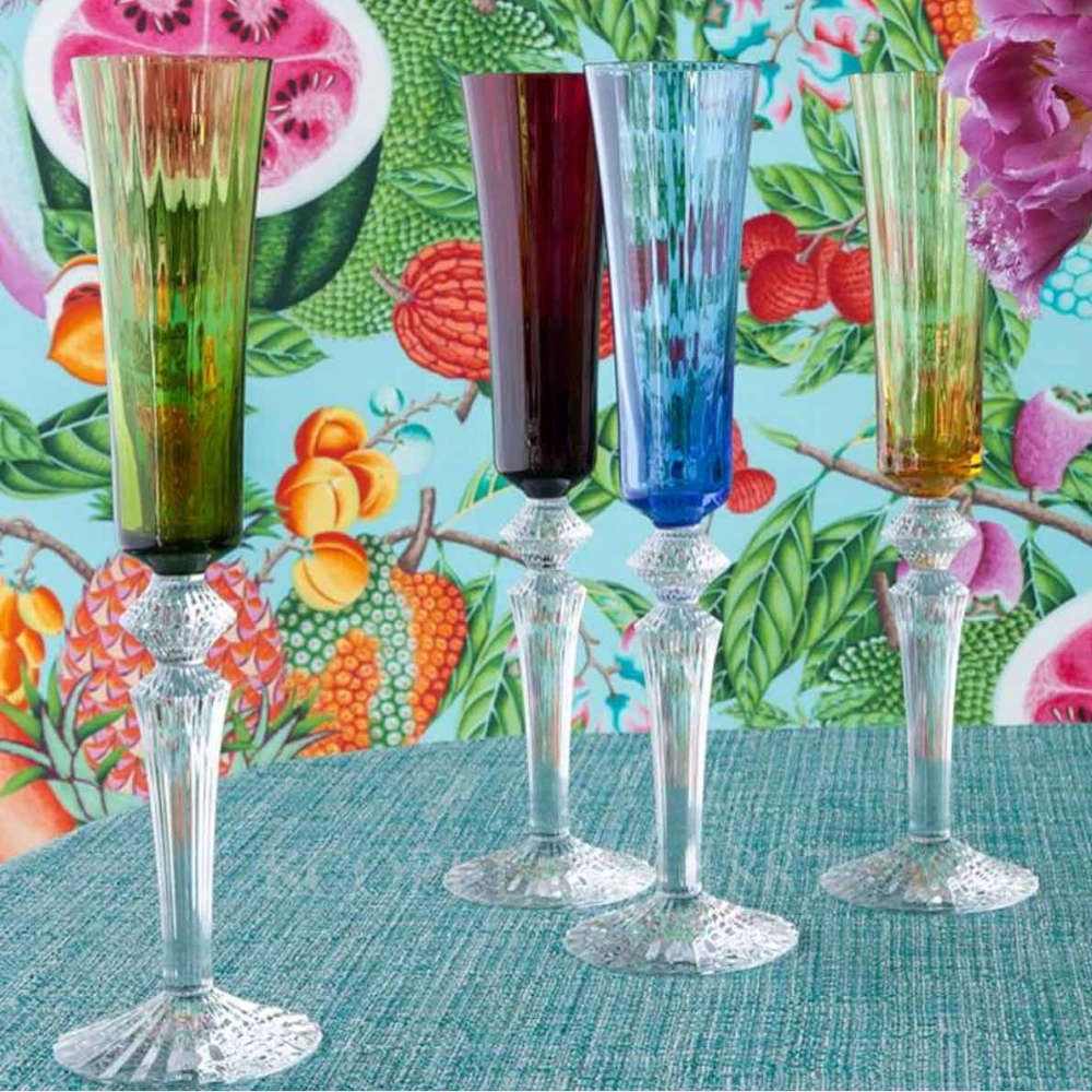 Taca Para Champanhe Em Cristal Baccarat Mille Nuits Verde Oliva Taca Para Champanhe Em Cristal Baccarat Mille Nuits Verde Oliva