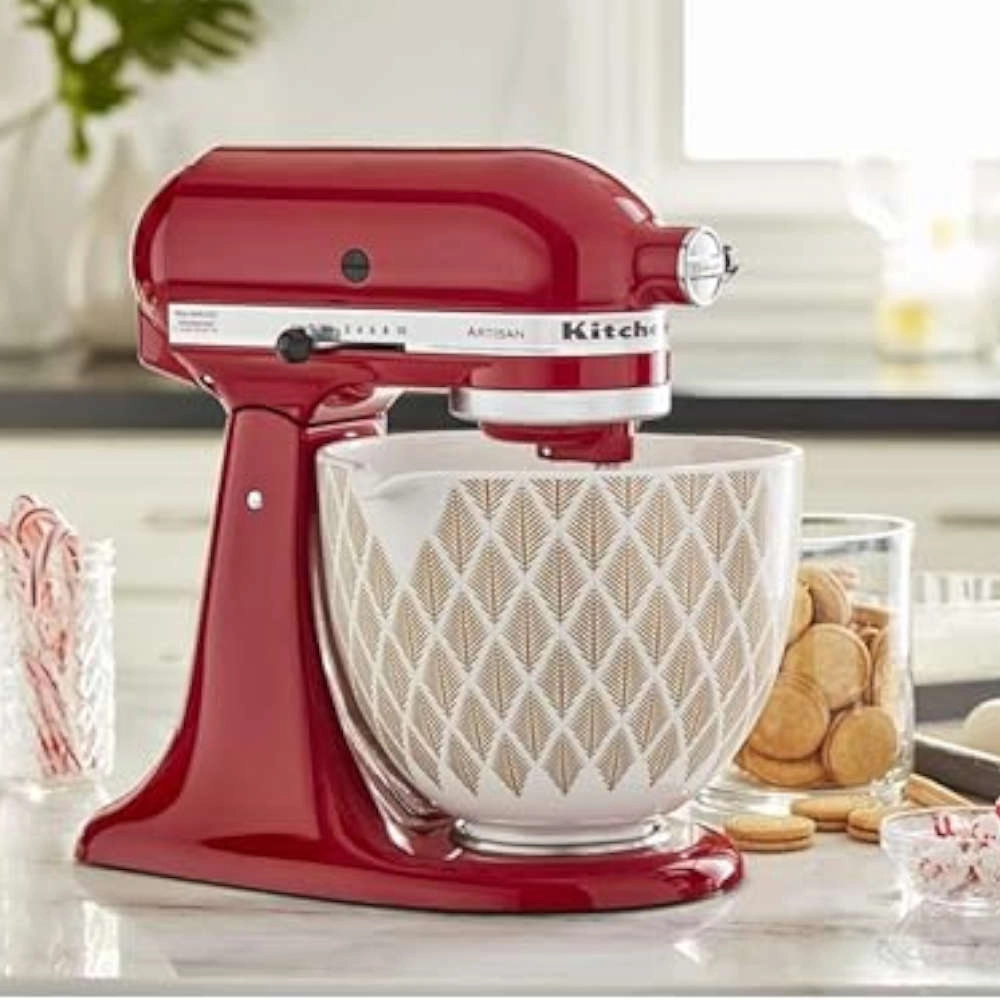 Tigela de Cerâmica Para Stand Mixer Kitchenaid Gold Conifer 4,8 Litros