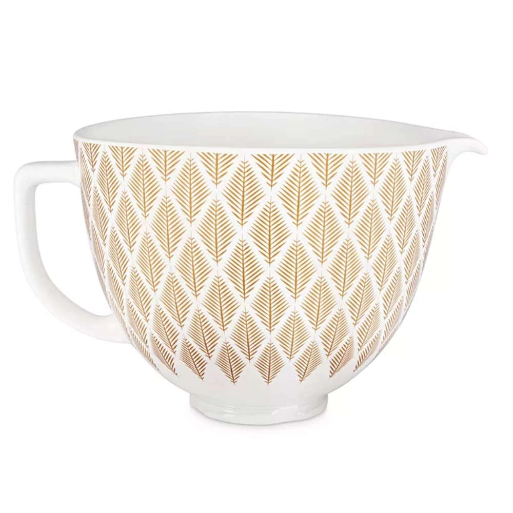 Tigela de Cerâmica Para Stand Mixer Kitchenaid Gold Conifer 4,8 Litros