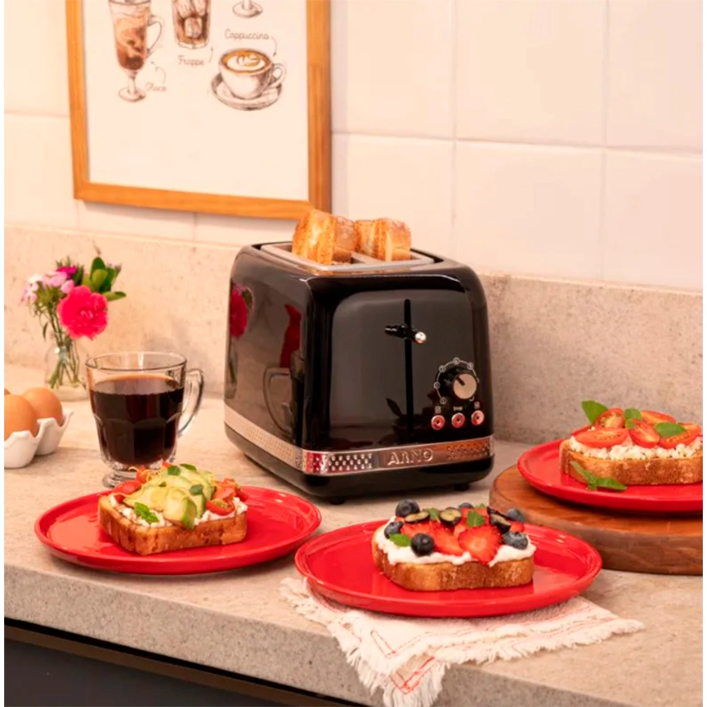 Torradeira Arno Soleil Com 7 Níveis de Tostagem Spto Torradeira Arno Soleil Com 7 Níveis de Tostagem Spto