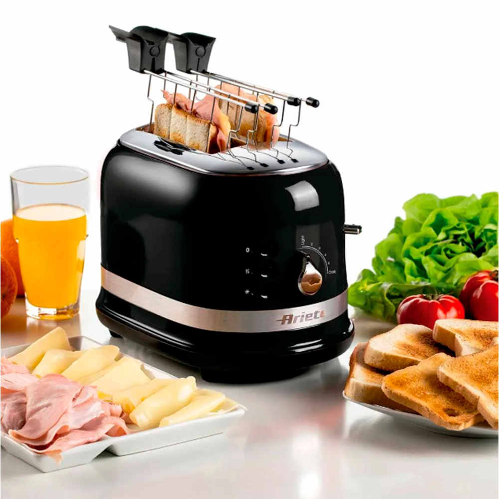 Torradeira Eletrica Ariete Moderna Preta