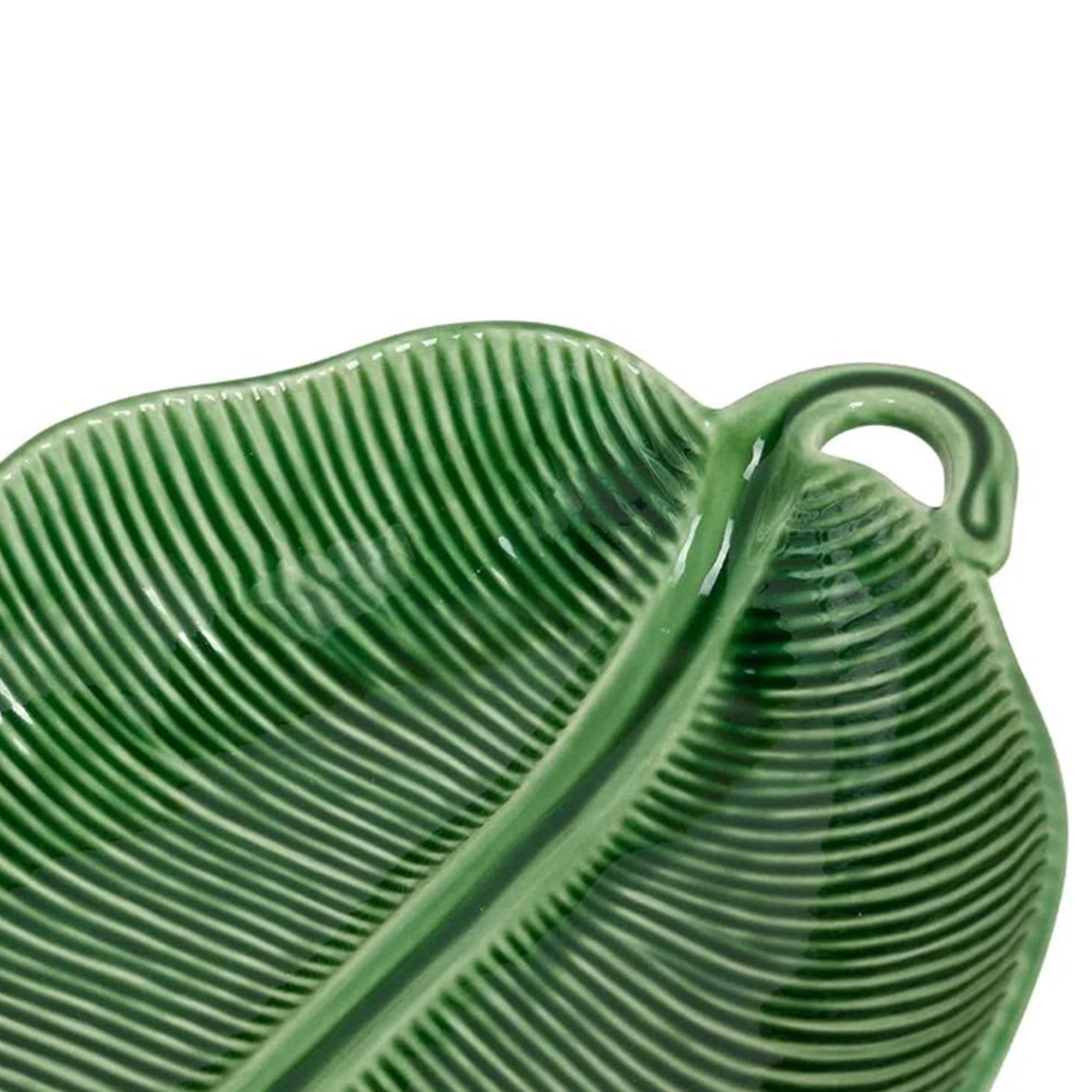 Travessa Bordallo Pinheiro Folha de Bananeira 50 Cm
