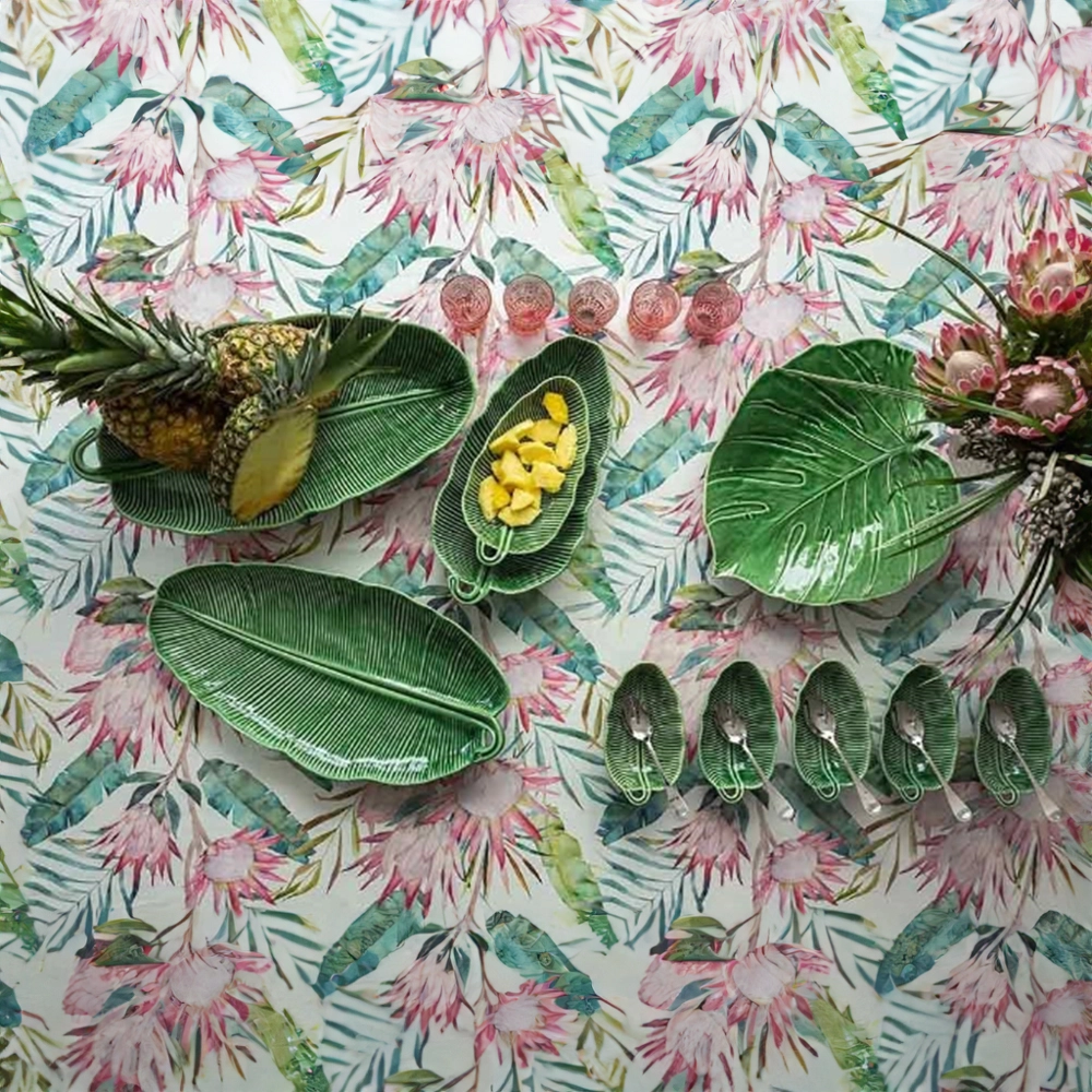 Travessa Bordallo Pinheiro Folha de Bananeira 50 Cm