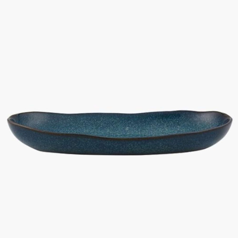 Travessa Oval Casa Alegre Gemstone Lapis Lazuli 34,5 Cm Travessa Oval Casa Alegre Gemstone Lapis Lazuli 34,5 Cm