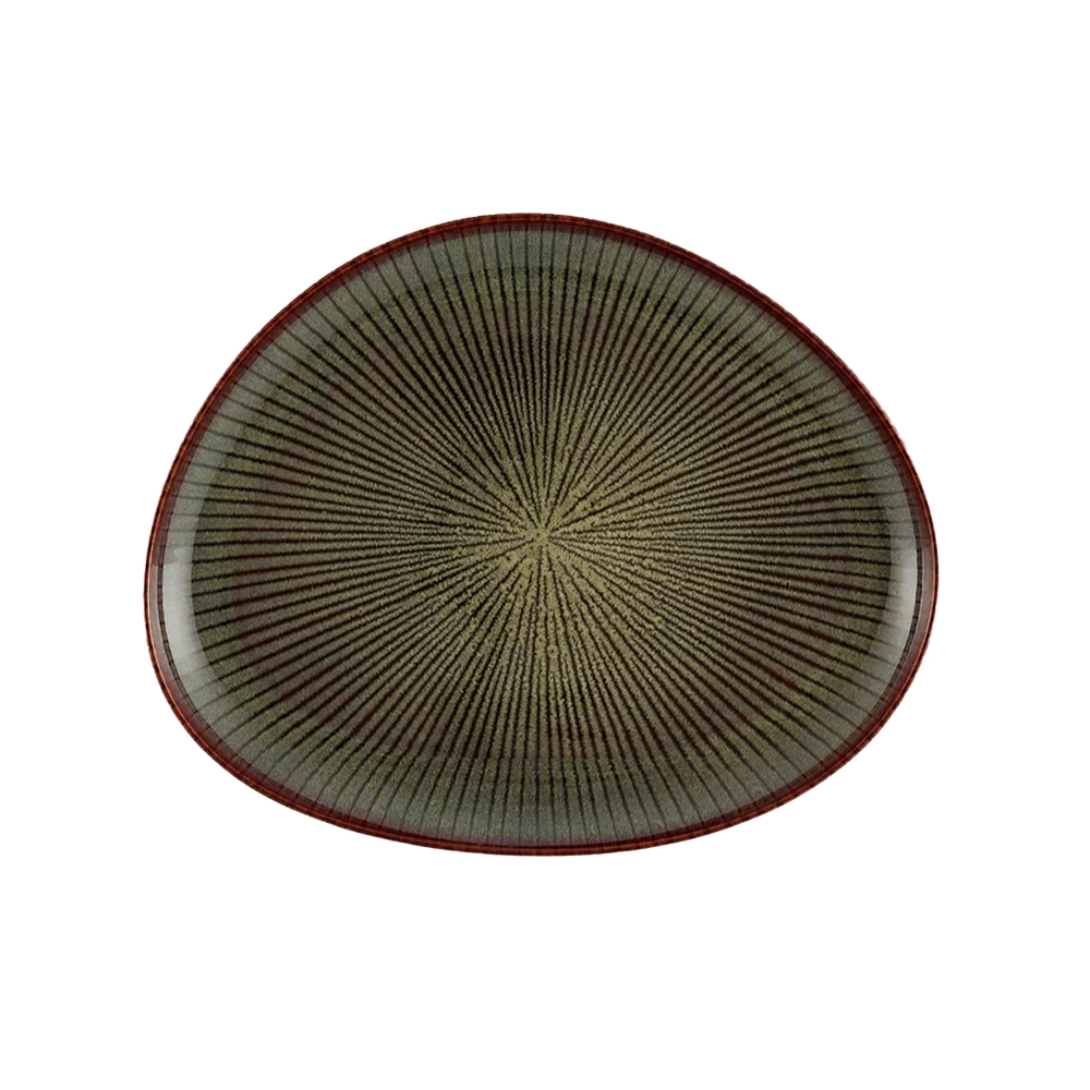 Travessa Oval Casa Alegre Shangri-lá 38 Cm