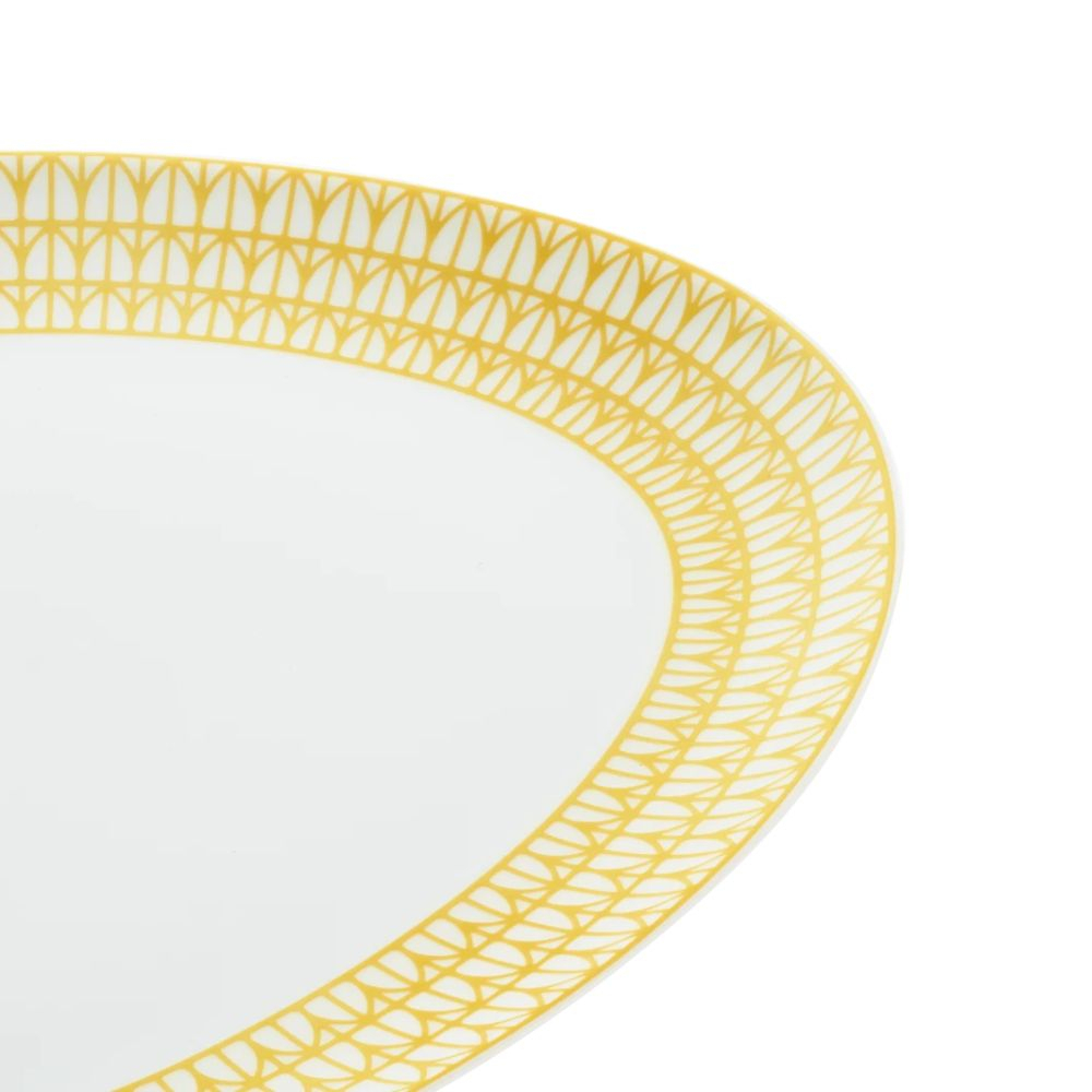 Travessa Oval  Christofle Malmaison Riviera 38 Cm