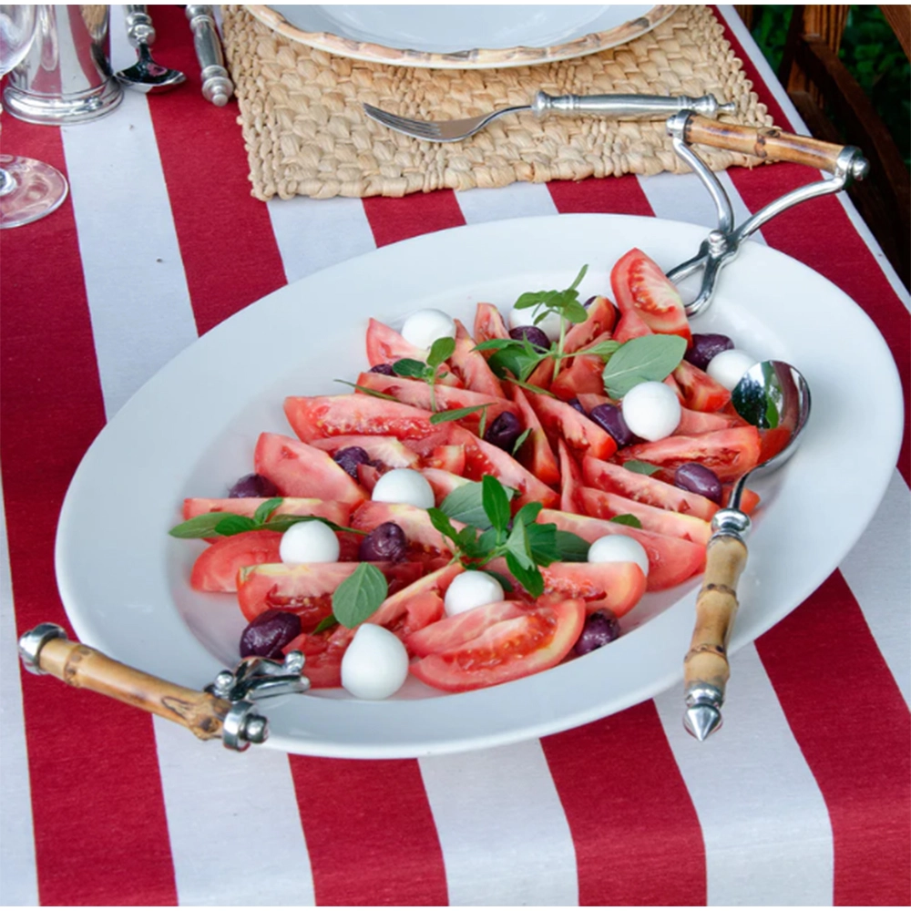 Travessa Oval Design By Somers Bambu 48 Cm Travessa Oval Design By Somers Bambu 48 Cm