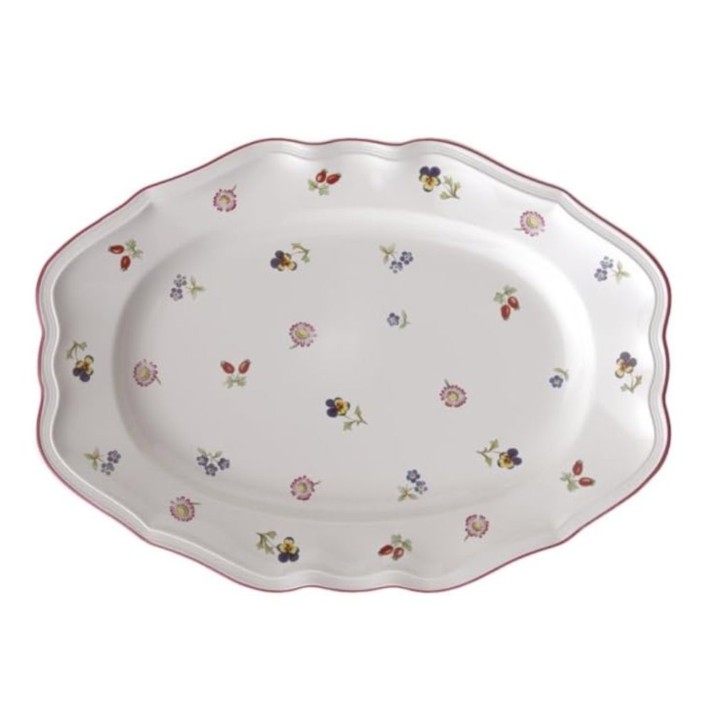 Travessa Oval Petite Fleur Villeroy e Boch 44 Cm