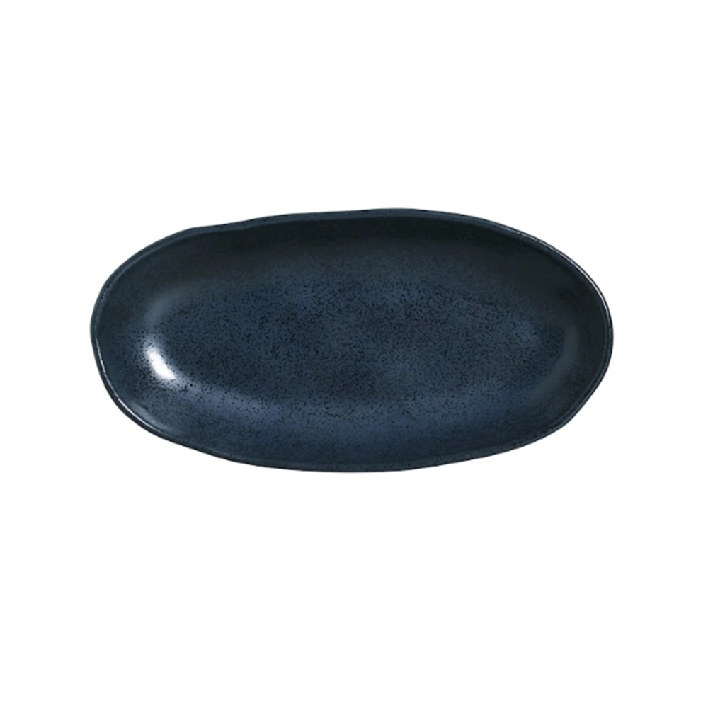 Travessa Oval Funda Grande Porto Brasil Organico Night Blue