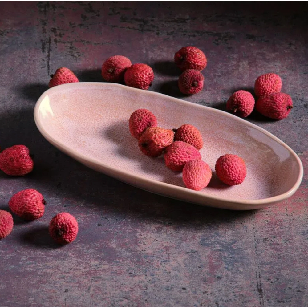 Travessa Oval Funda Porto Brasil Organico Litchi Travessa Oval Funda Porto Brasil Organico Litchi