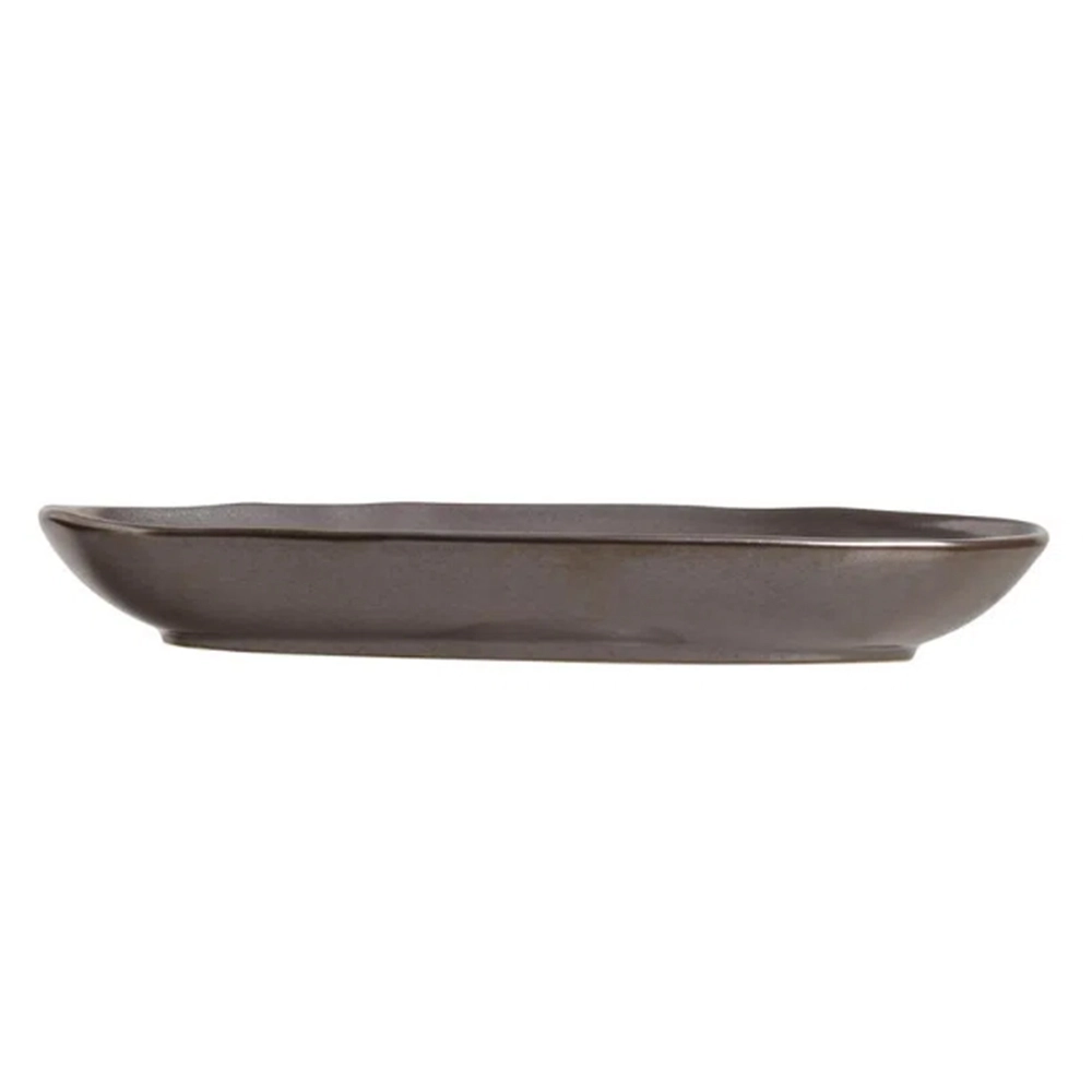 Travessa Oval Funda Porto Brasil Organico Metallica Travessa Oval Funda Porto Brasil Organico Metallica
