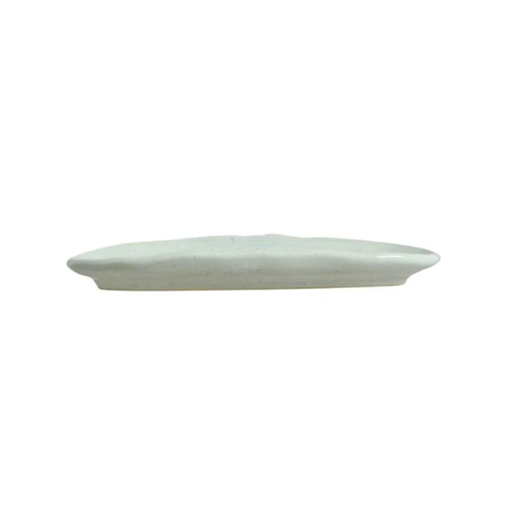 Travessa Oval Rasa Mini Porto Brasil Organico Mint Travessa Oval Rasa Mini Porto Brasil Organico Mint