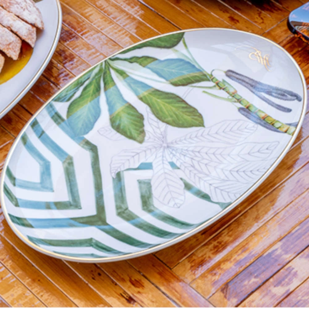 Travessa Oval Vista Alegre Amazonia 2,5 X 17,8 X 28,8 Cm