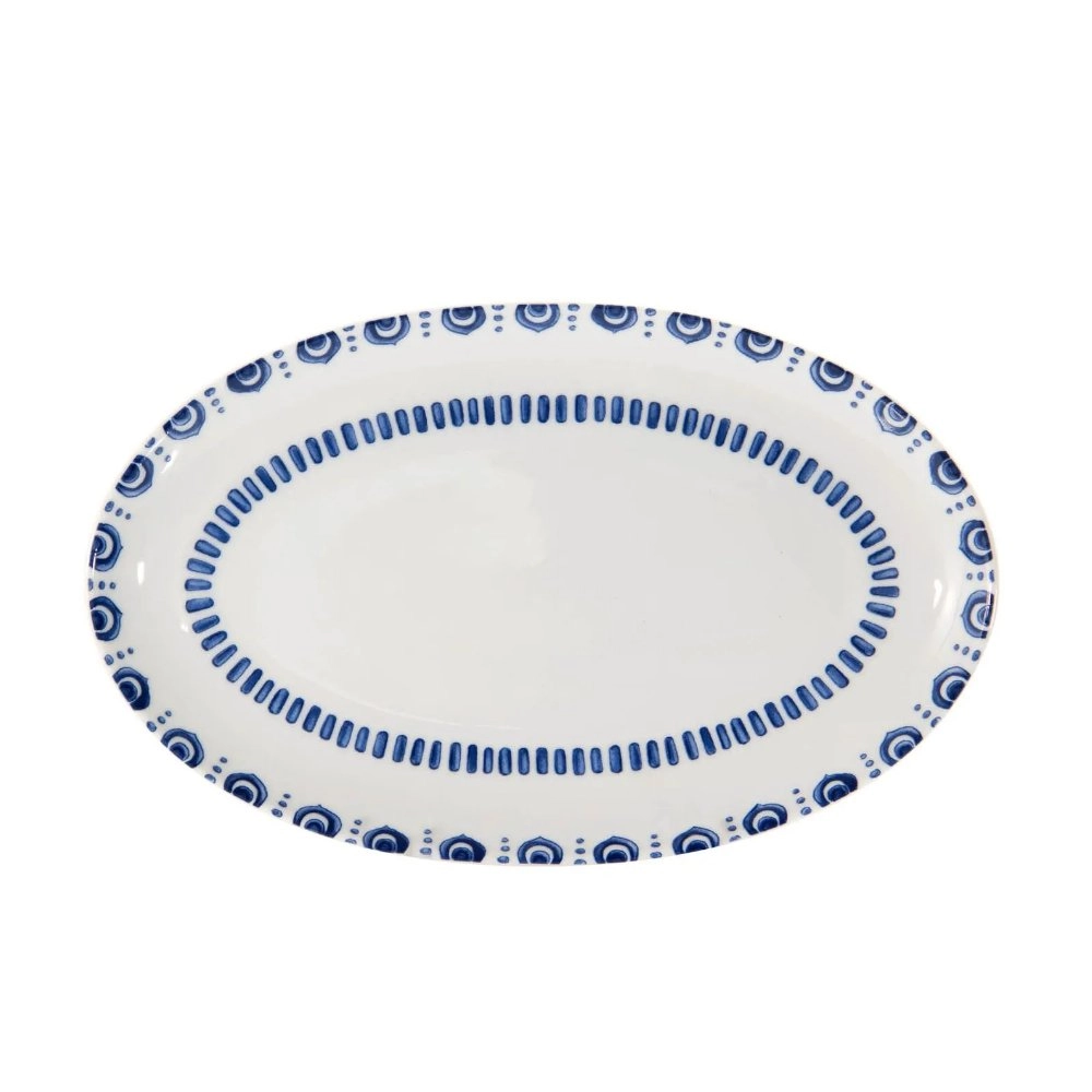 Travessa Oval Vista Alegre Azure 25 X 16 Cm Travessa Oval Vista Alegre Azure 25 X 16 Cm