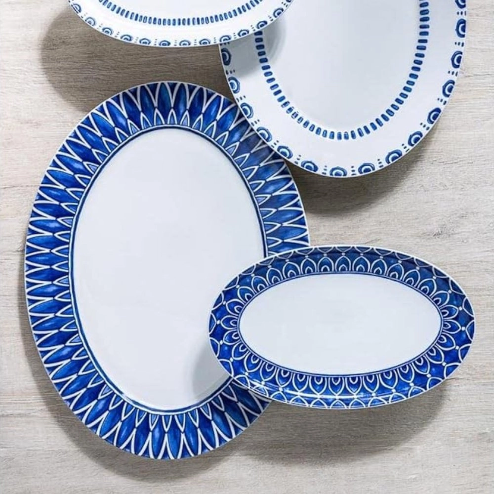 Travessa Oval Vista Alegre Azure Grande