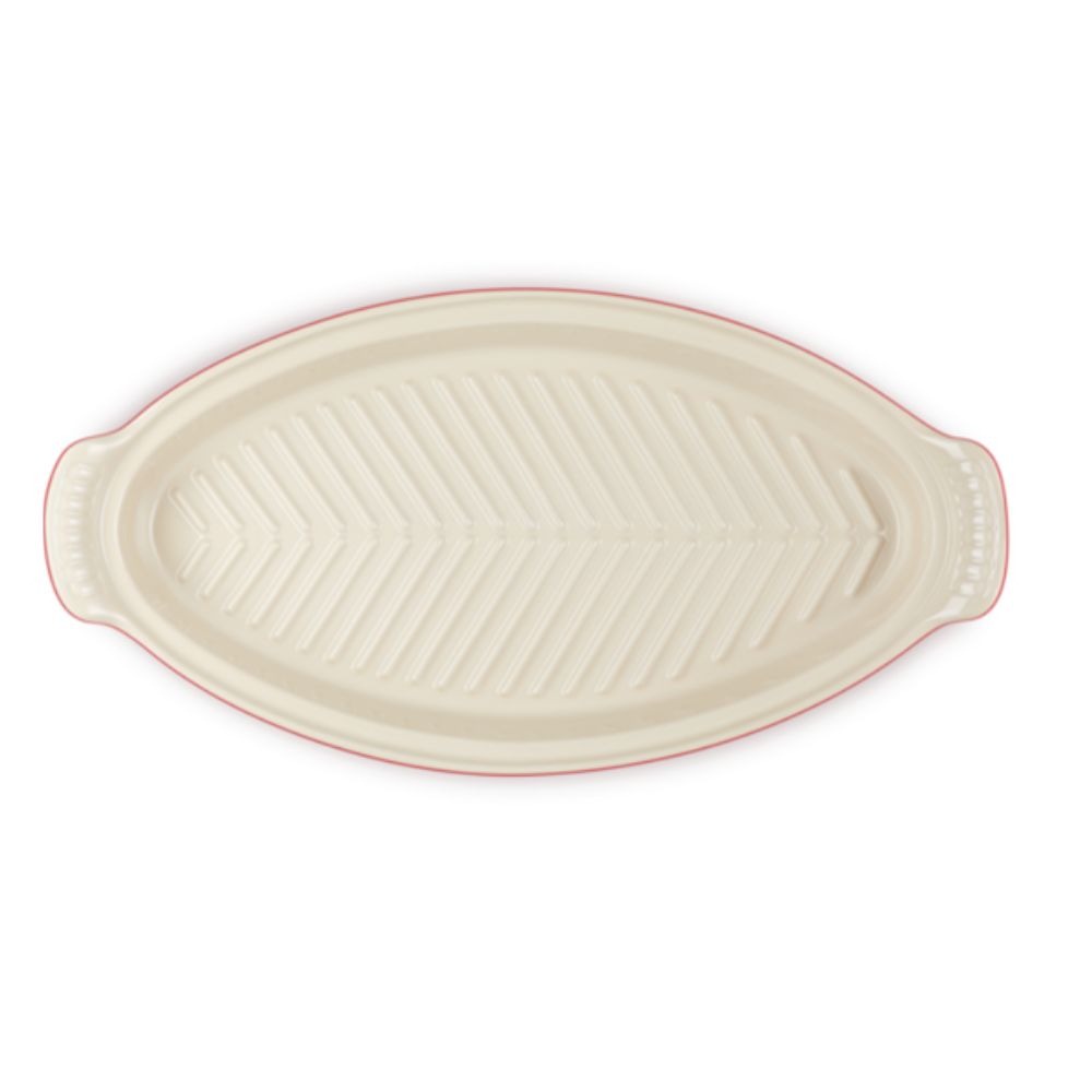 Travessa P/ Peixe Com Tampa Le Creuset Heritage 34 Cm