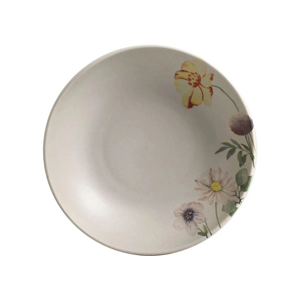 Jogo de Prato Fundo Porto Brasil Basic Bloom - 6 Pecas