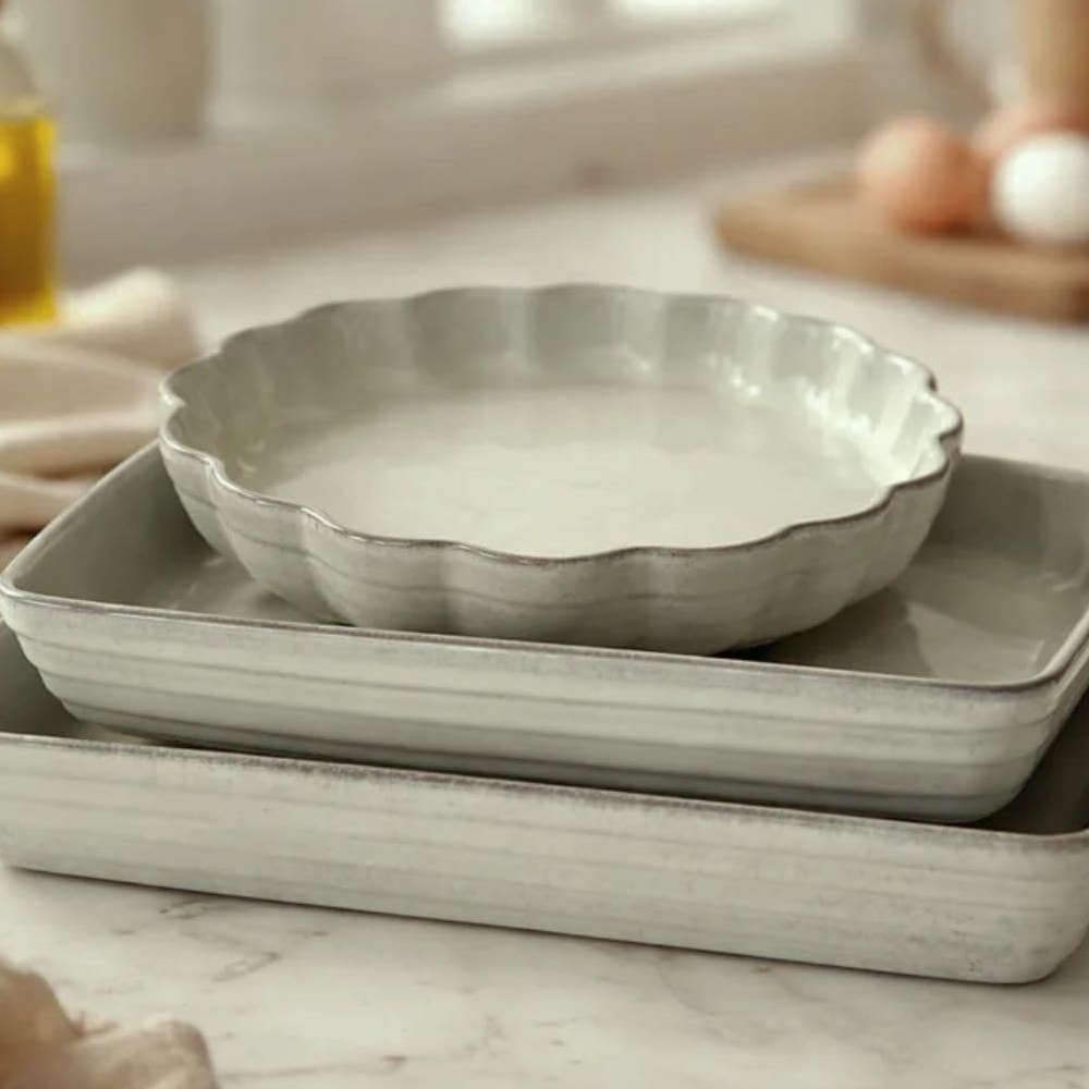 Travessa Redonda Jade Cinza L'hermitage