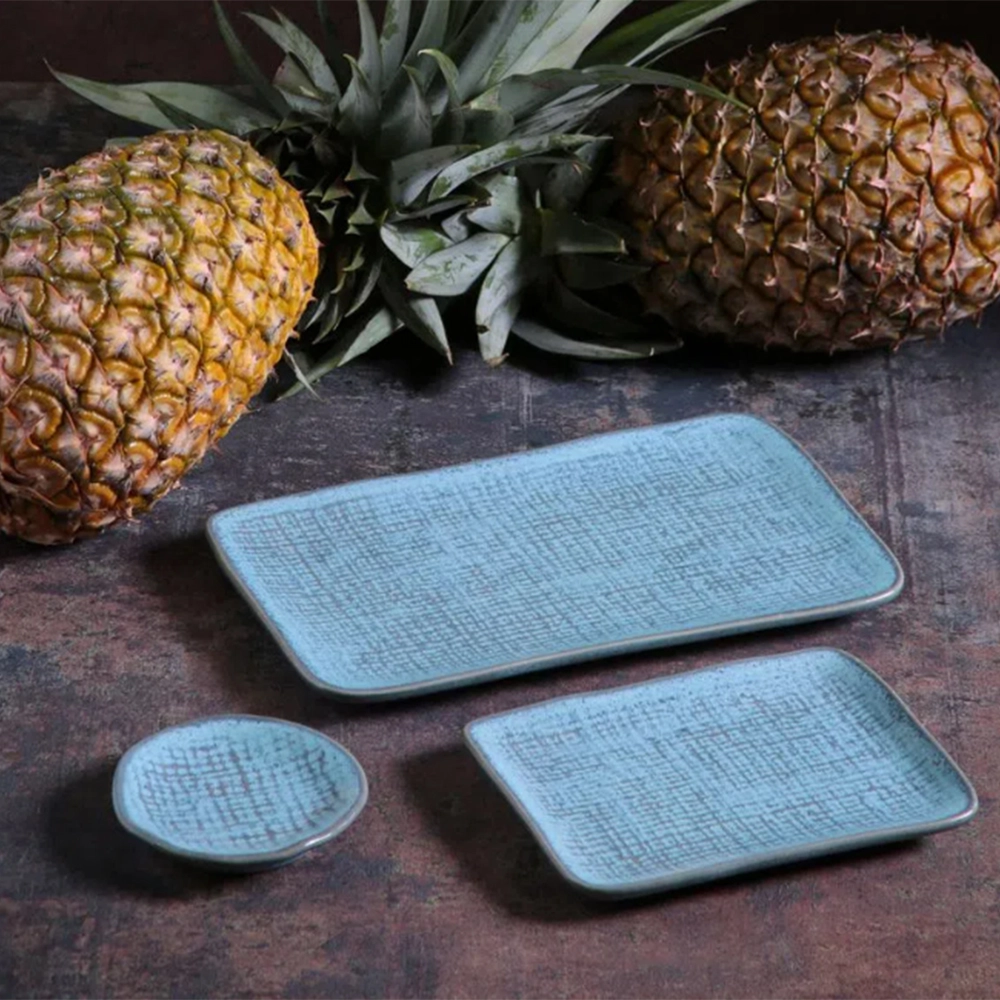 Travessa Retangular Porto Brasil Juta Breeze