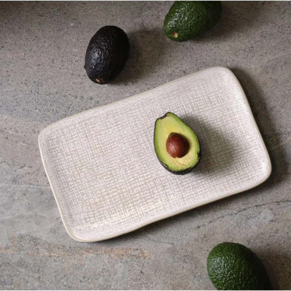 Travessa Retangular Porto Brasil Juta Latte Travessa Retangular Porto Brasil Juta Latte