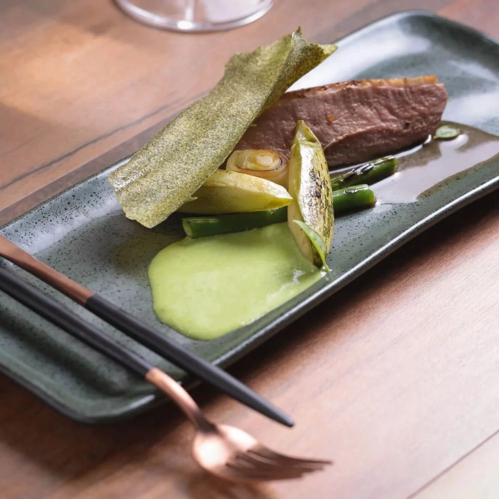 Travessa Retangular Media Porto Brasil Organico Greenery