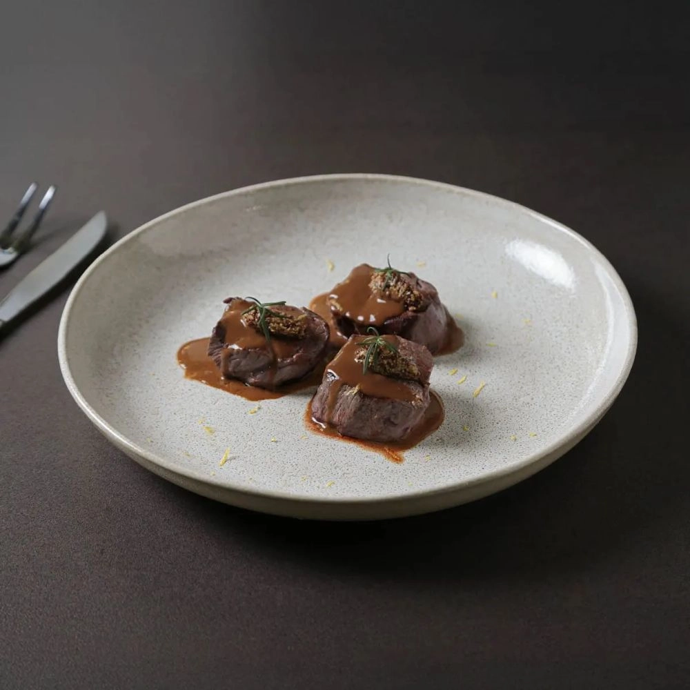 Travessas Redonda Grande Organico Vanilla 36 Cm