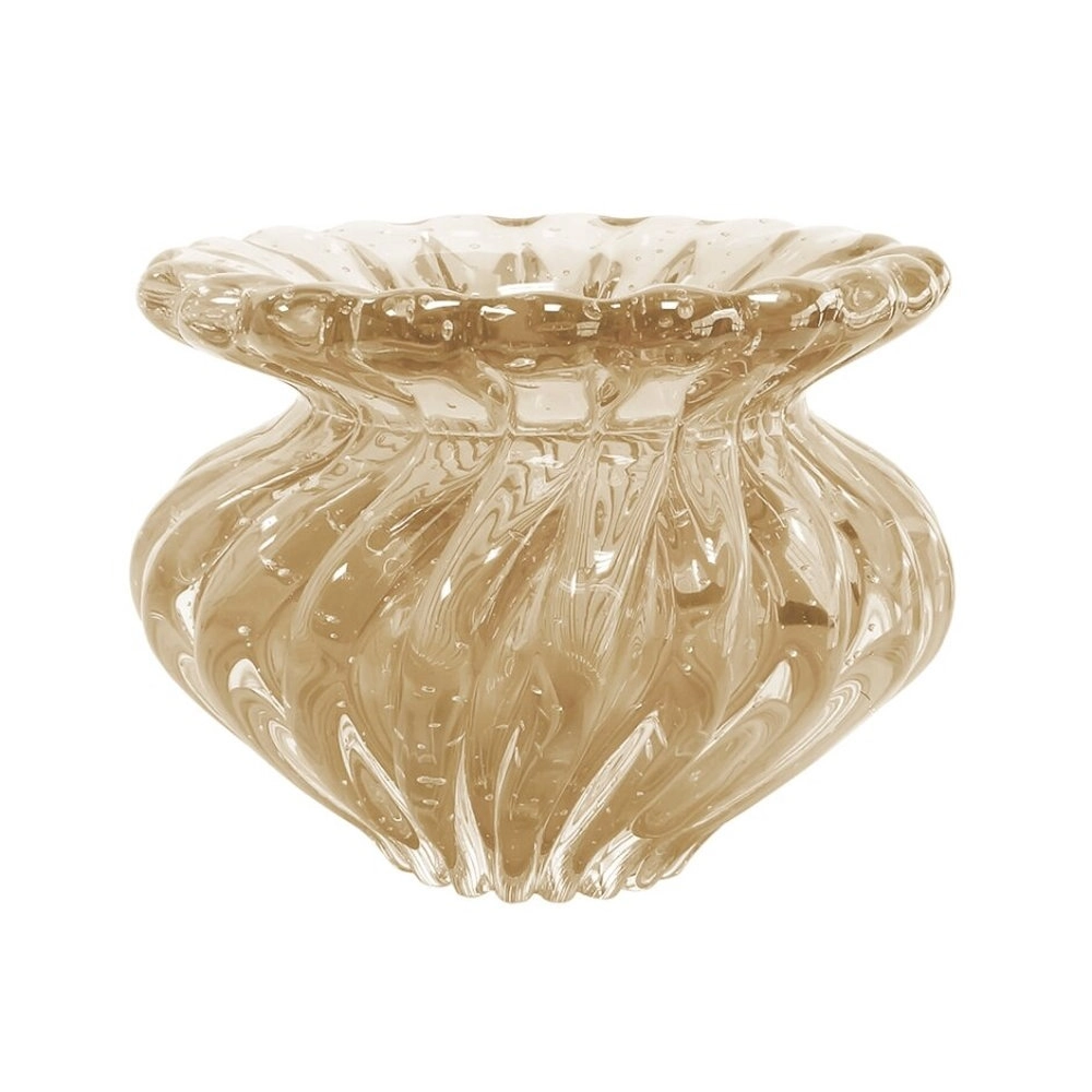 Vaso Cristais D´labone Ostrava Champagne 27 X 27 Cm
