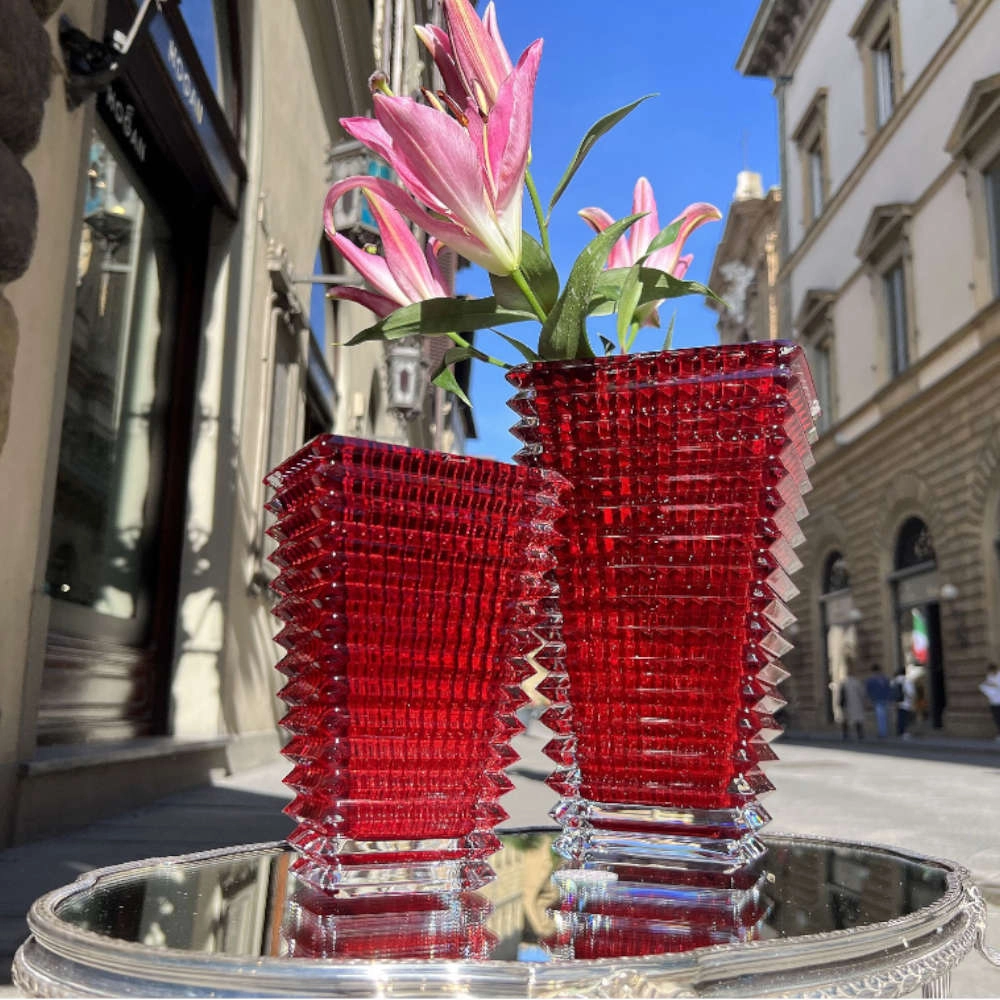 Vaso Retangular Eye Baccarat 30 Cm