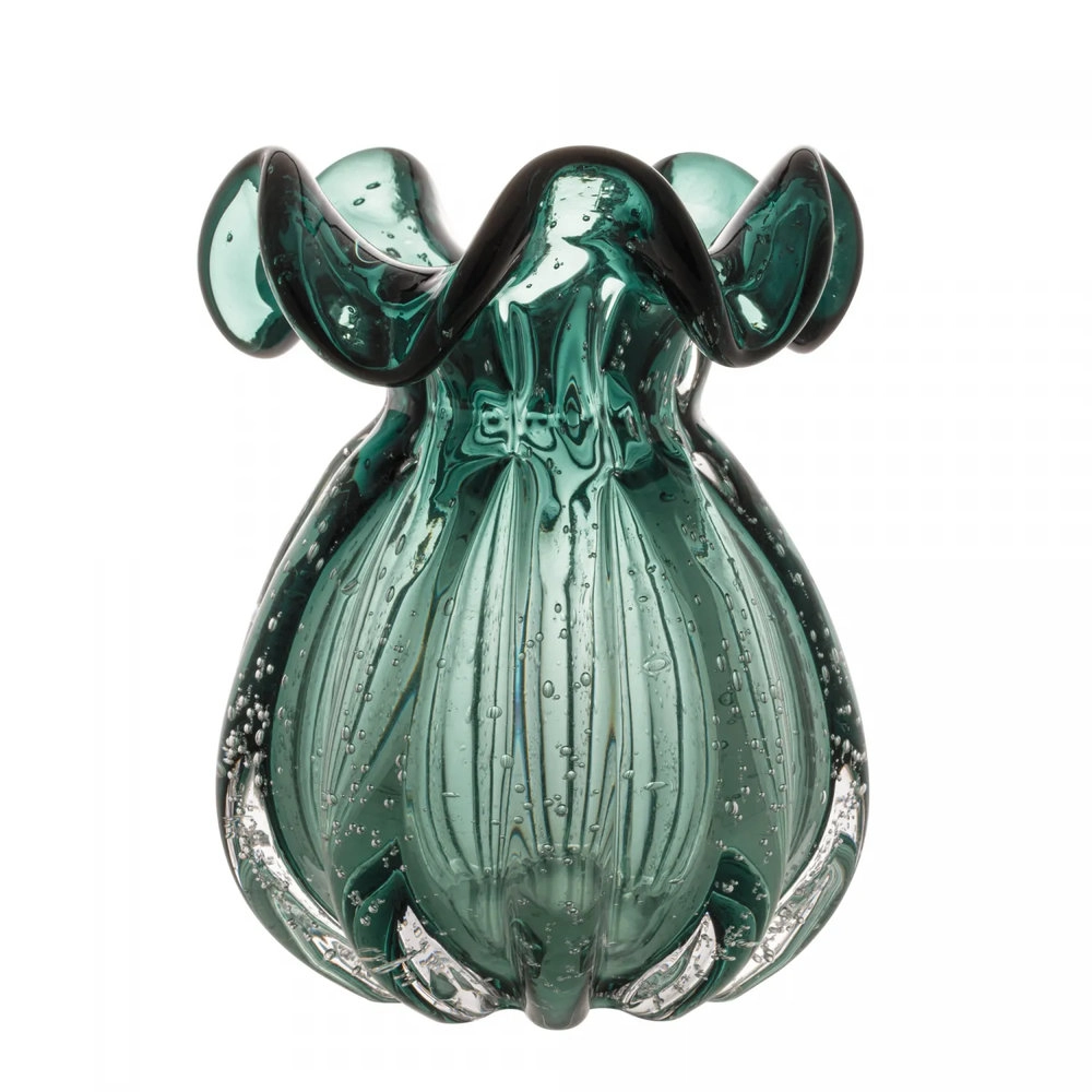 Vaso Lyor Italy Verde Esmeralda 13 X 17 Cm Vaso Lyor Italy Verde Esmeralda 13 X 17 Cm