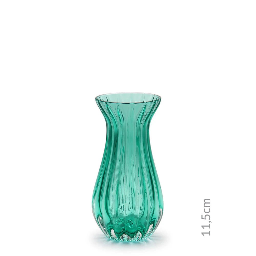 Vaso M61 Cristais Ca D'oro Verde Transparente 11,5 X 6 Cm