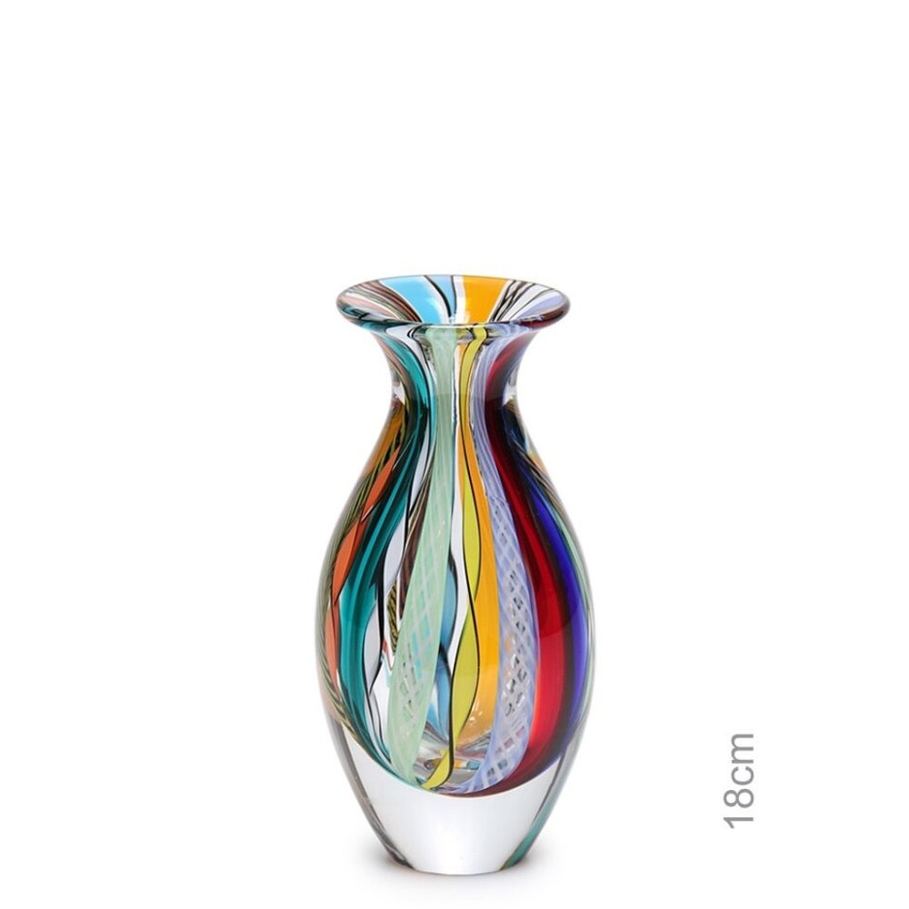 Vaso Mini 2 Cristais Ca D'oro Bastoes Hippie 18 X 8 Cm